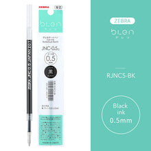 Load image into Gallery viewer, Zebra Blen Ballpoint Pen 0.5mm everyday writing black ink replacement bullet journal hobonichi
