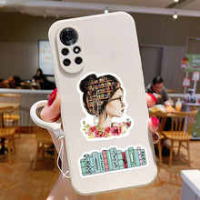 Load image into Gallery viewer, book sticker bullet journal scrapbook sticker hobonichi happy planner sticker laptop iPad sticker luggage suitcase stickers 50 pcs bujo supply