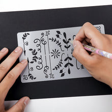 Load image into Gallery viewer, bullet_journal_stencil_20pcs_set_scrapbook