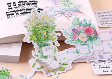 Load image into Gallery viewer, Flower Bouquet Stickers 16Pcs Bullet Journal Scrapbooking Stickers