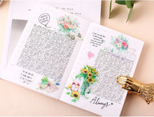 Load image into Gallery viewer, Flower Bouquet Stickers 16Pcs Bullet Journal Scrapbooking Stickers