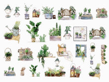 Load image into Gallery viewer, Plant and Decor Bullet Journal Scrapbooking Stickers 28Pcs