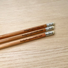 Load image into Gallery viewer, hedgehog journals hb pencil with eraser tip