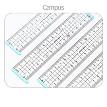 Load image into Gallery viewer, kokuyo_campus_ruler_clear_15cm acrylic