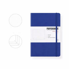 Load image into Gallery viewer, PAPERIDEAS Bullet Journal A5 Dotted Notebook Numbered Pages Blue
