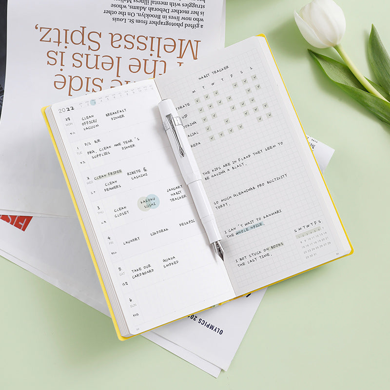 Paperideas Weekly and Monthly Planner Soft Cover Notebook Fast NZ