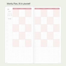 Load image into Gallery viewer, Paperideas Weeks Weekly and Monthly Planner HARD Cover Notebook Hobonichi cousin weeks hobo techo