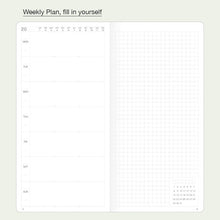 Load image into Gallery viewer, Paperideas Weeks Weekly and Monthly Planner HARD Cover Notebook Hobonichi cousin weeks hobo techo