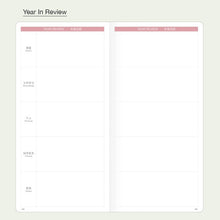 Load image into Gallery viewer, Paperideas Weeks Weekly and Monthly Planner HARD Cover Notebook Hobonichi cousin weeks hobo techo