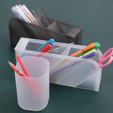 Load image into Gallery viewer, pen holder pen cup desk organiser black and white