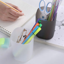 Load image into Gallery viewer, pen holder pen cup desk organiser black and white