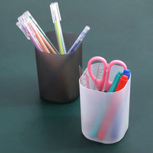 Load image into Gallery viewer, pen holder pen cup desk organiser black and white