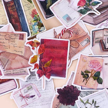 Load image into Gallery viewer, bullet journal scrapbook sticker books and letters vintage 20pcs