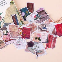Load image into Gallery viewer, bullet journal scrapbook sticker books and letters vintage 20pcs