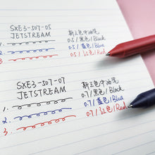 Load image into Gallery viewer, unibazl jetstream multi pen 3 colours bullet journal hobonichi writing pen