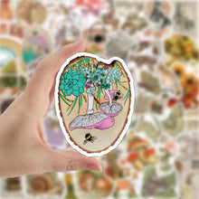Load image into Gallery viewer, Vintage Stickers 50Pcs bullet journal scrapbooking guitar skateboard cute stickers die cut vinyl stickers