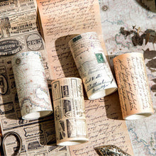 Load image into Gallery viewer, vintage washi tape combo scrapbook bullet journal decoration tape