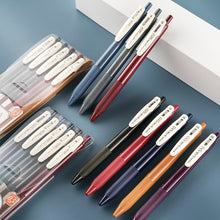 Load image into Gallery viewer, Zebra Sarasa Push Clip Gel Pen Vintage Colour Set 0.5mm bullet journal