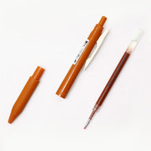 Load image into Gallery viewer, Zebra Sarasa Push Clip Gel Pen Vintage Colour Set 0.5mm bullet journal
