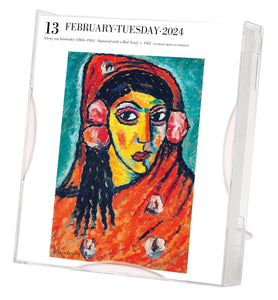 2024 Calendar Art Page-A-Day Gallery Desk Calendar
