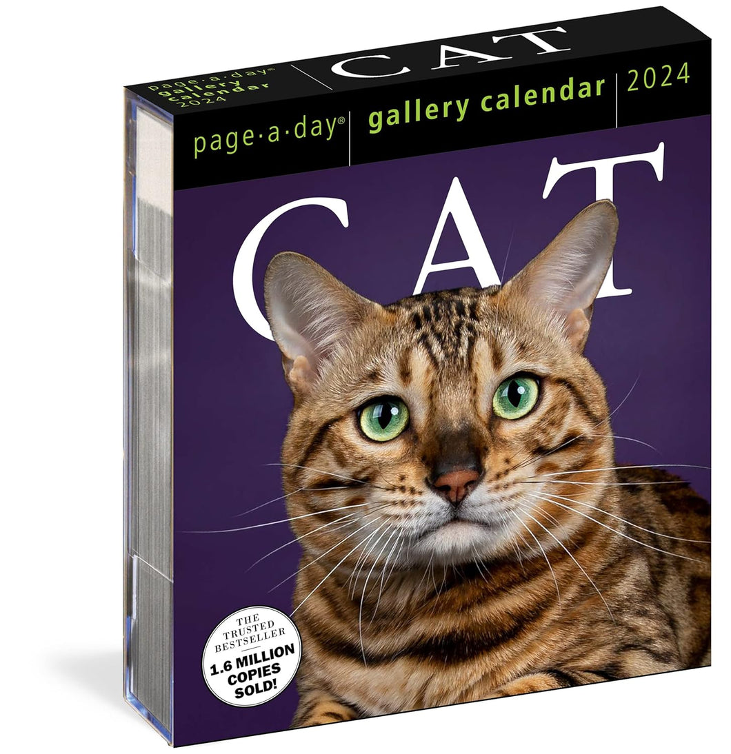 2024 Calendar Cat Page-A-Day Gallery Desk Calendar
