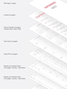 2025 Paperideas Weeks Linen | Monthly and Weekly Dated Notebook Hobonichi weeks Hobo Weeks