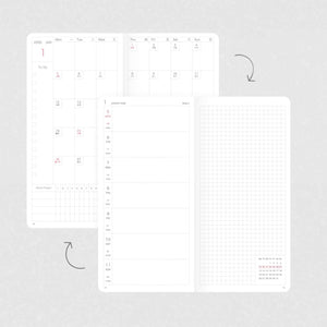 2026 Paperideas Weeks Planner weekly and monthly planne hobonichi 2026 planner hobonichi techo hobonichi cousin