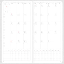 Load image into Gallery viewer, 2026 Paperideas Weeks Planner weekly and monthly planne hobonichi 2026 planner hobonichi techo hobonichi cousin