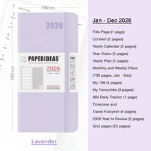 Load image into Gallery viewer, 2026 Paperideas Weeks Planner weekly and monthly planne hobonichi 2026 planner hobonichi techo hobonichi cousin