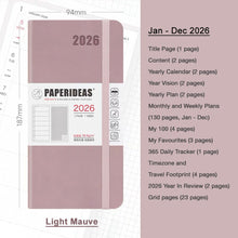 Load image into Gallery viewer, 2026 Paperideas Weeks Planner weekly and monthly planne hobonichi 2026 planner hobonichi techo hobonichi cousin