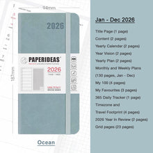 Load image into Gallery viewer, 2026 Paperideas Weeks Planner weekly and monthly planne hobonichi 2026 planner hobonichi techo hobonichi cousin