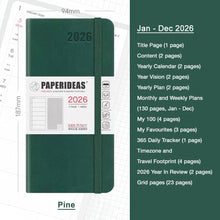 Load image into Gallery viewer, 2026 Paperideas Weeks Planner weekly and monthly planne hobonichi 2026 planner hobonichi techo hobonichi cousin