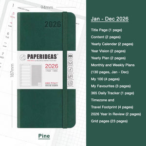 2026 Paperideas Weeks Planner weekly and monthly planne hobonichi 2026 planner hobonichi techo hobonichi cousin
