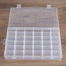 Load image into Gallery viewer, 36 Grid Craft Organiser Box for washi tapes, stickers and jewellery accessories craft box