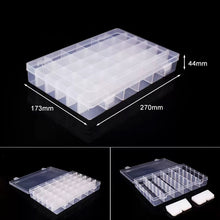 Load image into Gallery viewer, 36 Grid Craft Organiser Box for washi tapes, stickers and jewellery accessories craft box
