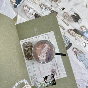Pion PET Tape Sticker  Lace - Hedgehog Journals - NZ, AU & US delivery!