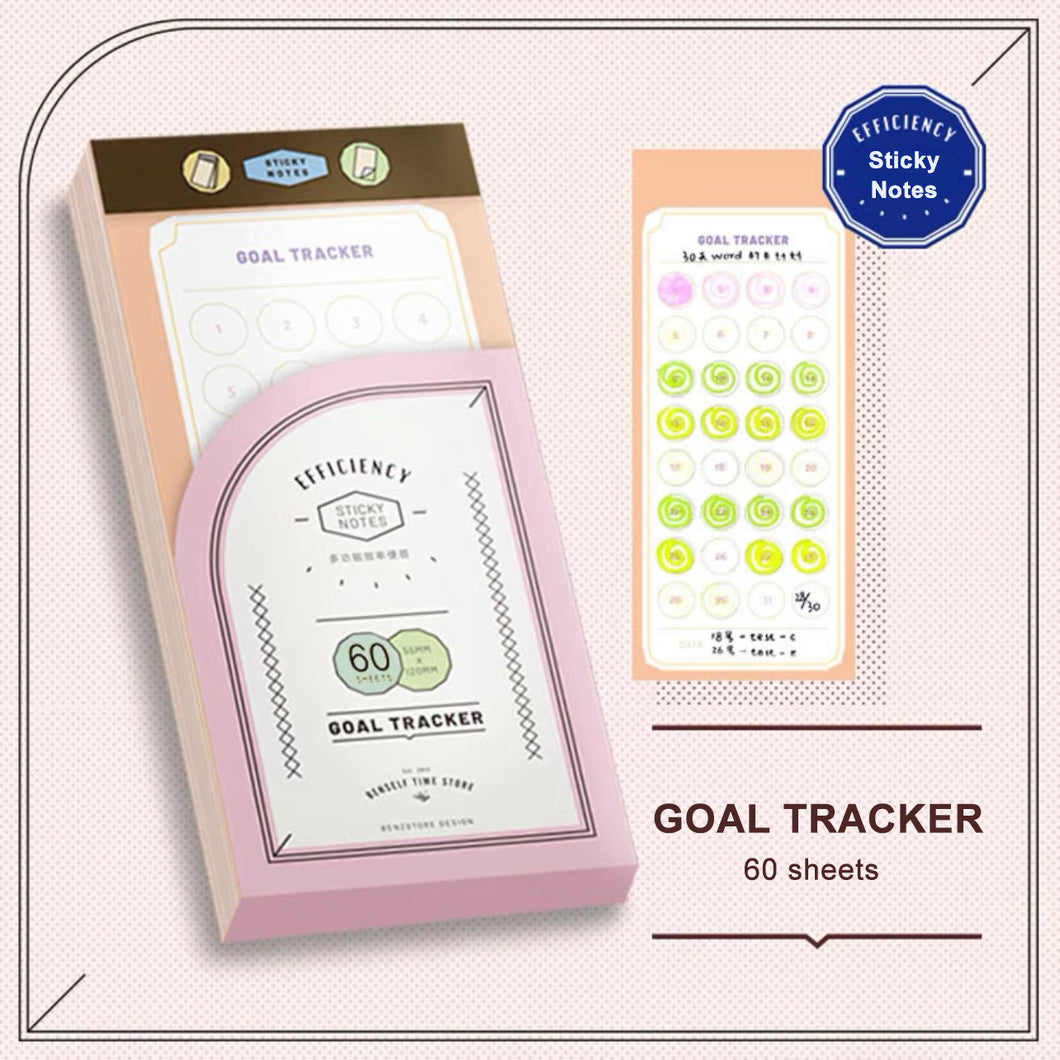 Sticky Notes 60 Sheets to do list daily plan weekly plan habit tracker goals