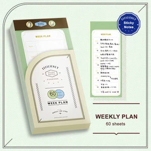 Sticky Notes 60 Sheets to do list daily plan weekly plan habit tracker goals