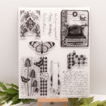 Load image into Gallery viewer, Clear_stamp_vintage_scrapbooking_journaling_crafting_supply