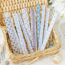 Load image into Gallery viewer, Cottage Quilt Strip Stickers 60pcs scrapbooking bullet journal planner sticker  creative art journal