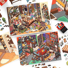 Load image into Gallery viewer, DIY 3D Miniature Scene Sticker 2 Pack | My Little Nook