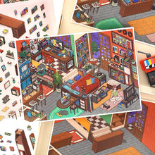 Load image into Gallery viewer, DIY 3D Miniature Scene Sticker 2 Pack | My Little Nook