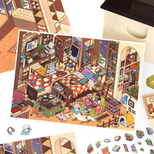 Load image into Gallery viewer, DIY 3D Miniature Scene Sticker 2 Pack | My Little Nook