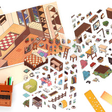 Load image into Gallery viewer, DIY 3D Miniature Scene Sticker 2 Pack | My Little Nook