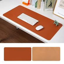 Load image into Gallery viewer, Desk Mat 80x40cm Vegan Leather Mouse Pad large brown