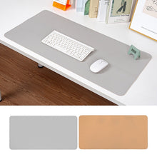 Load image into Gallery viewer, Desk Mat 80x40cm Vegan Leather Mouse Pad large grey