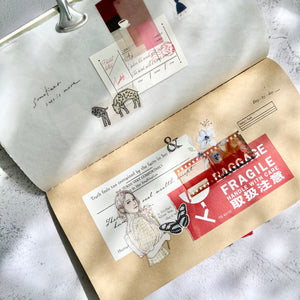 Pion Washi Tape | Elegant PET girl sticker creative journaling scrapbooking bullet journal planner sticker 