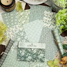 Load image into Gallery viewer, Floral Scrapbook Paper Slow Joy 80pcs junk journal creative journal ditsy flowers paper art