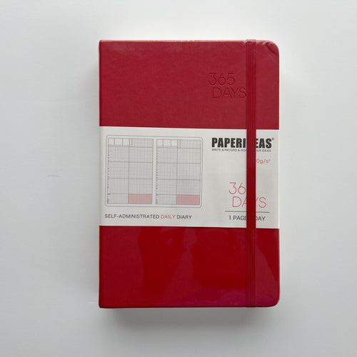 [SECONDS] Paperideas 365 Days Planner A5 | Red