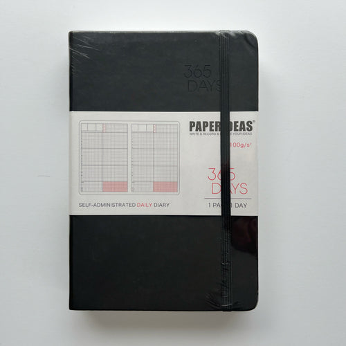 [SECONDS] Paperideas 365 Days Planner A5 | Black